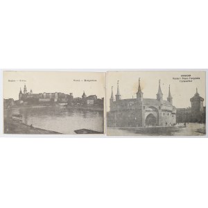 Polsko, Krakov, Sada pamětních pohlednic z počátku 20. století