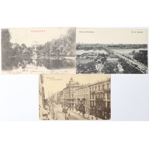 Poland, Warsaw, Set of commemorative postcards early 20th century