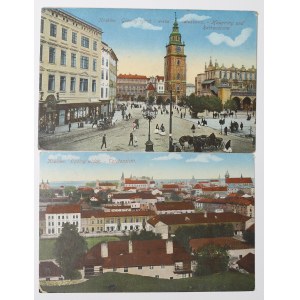 Poľsko, Krakov, súbor pamätných pohľadníc zo začiatku 20. storočia