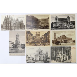 Italy, Set of commemorative postcards early 20th century