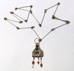 PRL, Pendant with beads on chain Rytosztuka