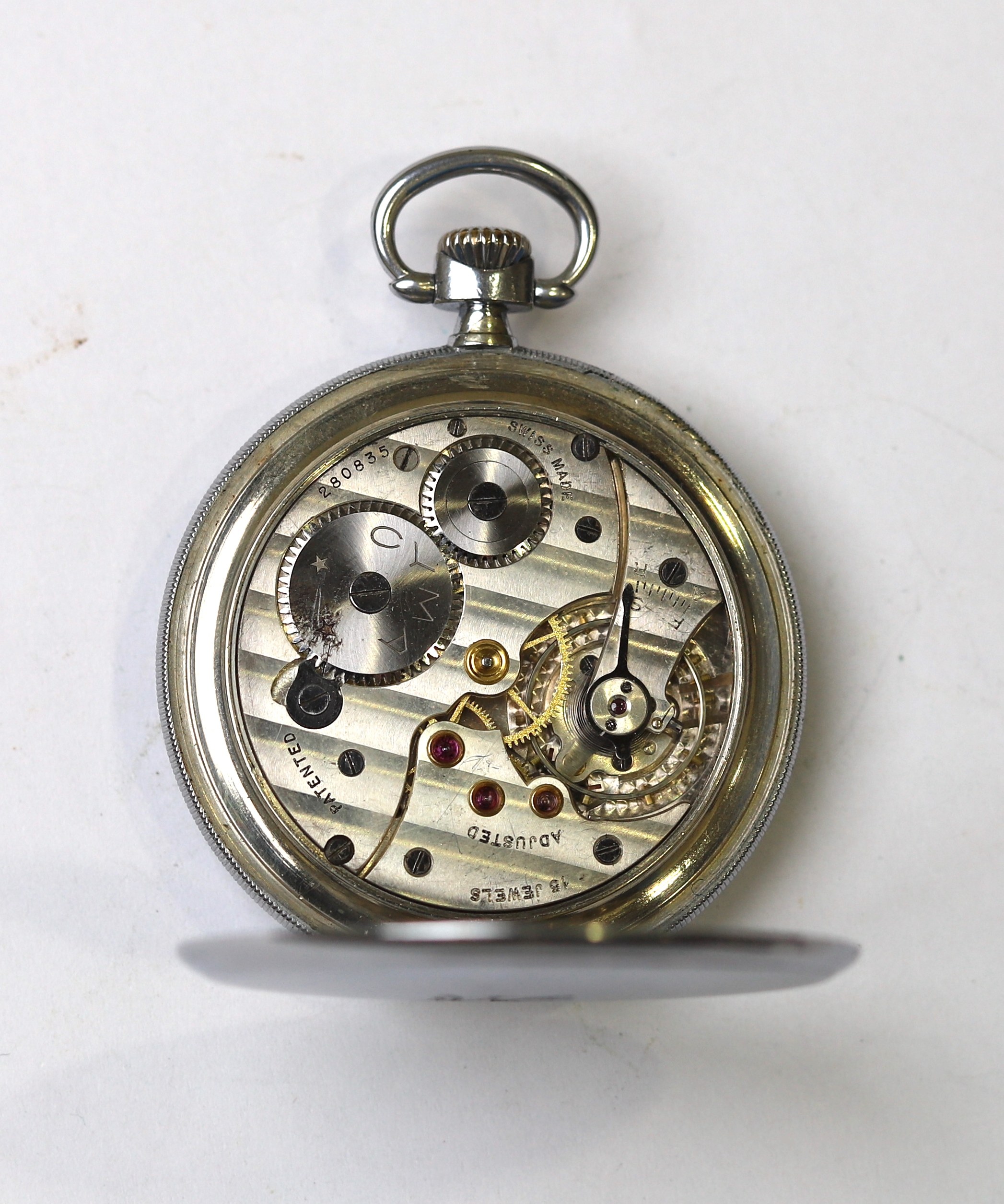 HOT Cyma Swiss Cyma Pocket Watch Value Switzerland, Cyma