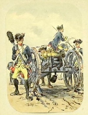 Adolph Menzel, Pruska artyleria konna w Bitwie pod Legnicą