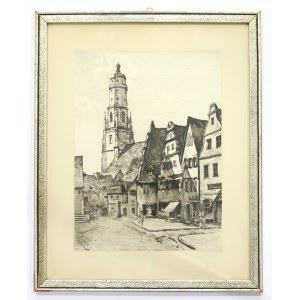 Grafika stare Miasto - Wenzel Breslau