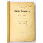 Spisy Henryka Sienkiewicze sv. 79 1906