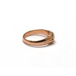 Russia, Gold signet ring with zirconia