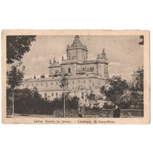 II RP, Pocztówka Katedra św. Jerzego Lwów