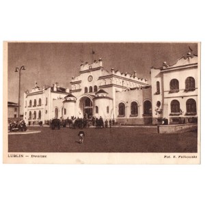 People's Republic of Poland, Postcard Lublin Railway Station