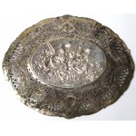 Germany, Openwork platter with figural representation