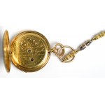 Europa, Damentaschenuhr 19. Jahrhundert. - Gold, Emaille