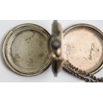 Europa, Zegarek kieszonkowy Moser - srebro, z dewizką z herbem