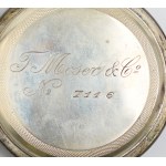 Europa, Moser Taschenuhr - Silber, mit Motto mit Wappen