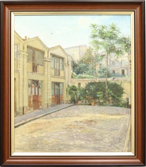Paris backstreet of Polish artists 1893 ANTONI KAMIEŃSKI (1860 - 1933)