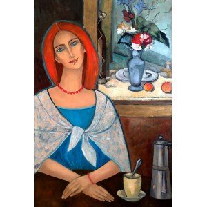 Krystyna Ruminkiewicz, Such one loving Mr. Cezanne from the series Dialogue with the Classics, 2023