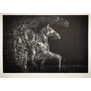 Kacper Bożek (b.1974), Horses, 1998