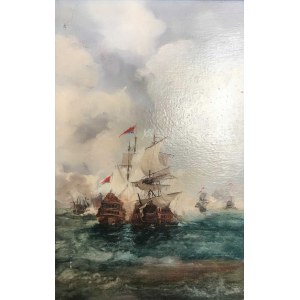 von Ivan K. Aivazovsky (1817-1900), Segelschiffe