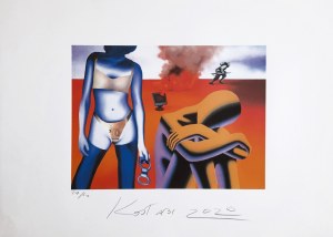 Mark Kostabi (ur.1960), Bez tytułu, 2000