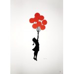 Banksy (b.1974), Girl with balloons