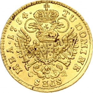 Ducat 1754 CA Vienna