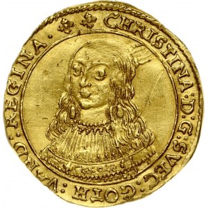 Erfurt Ducat 1645 Christina