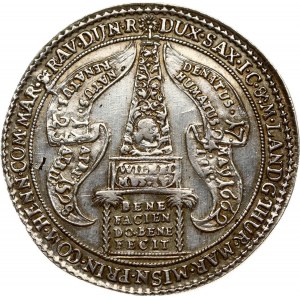 Saxe-Weimar 1/2 Taler 1662 Death of Wilhelm IV