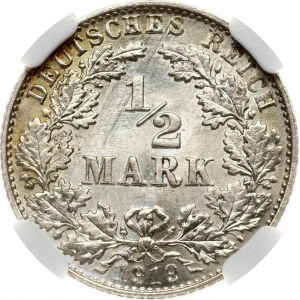 Germany 1/2 Mark 1919 E NGC MS 68 TOP POP