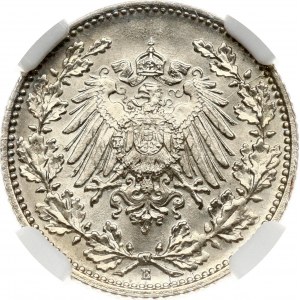 Germany 1/2 Mark 1919 E NGC MS 68 TOP POP