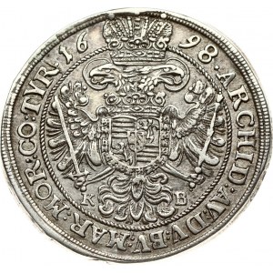 Hungary 1/2 Taler 1698 KB