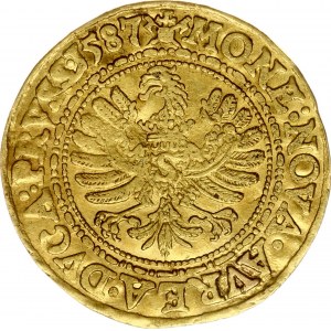 Ducal Prussia Ducat 1587 Konigsberg (R6)