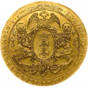 Gdansk 10 Ducats 1614 (R2) NGC MS 60