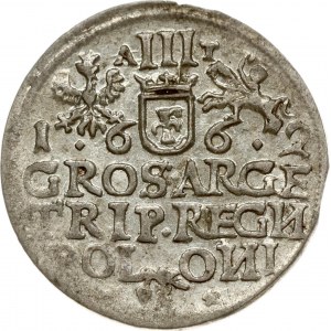Poland Trojak 1662 Krakow (R2)