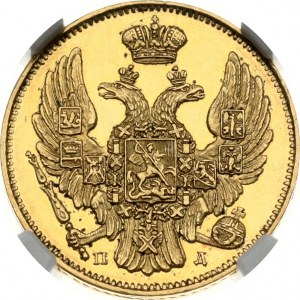 3 Roubles - 20 Zlotych 1834 СПБ-ПД (R2) NGC MS 62 PL TOP POP