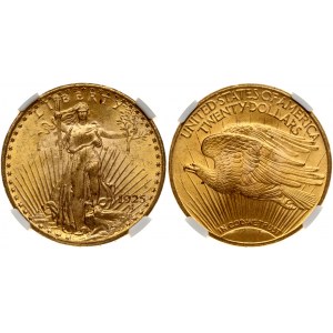 USA 20 Dollars 1925 NGC MS 64