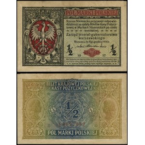 Poľsko, 1/2 marky, 9.12.1916