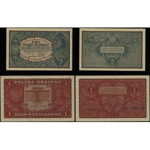 Polen, Satz von 4 Banknoten, 1919-1920