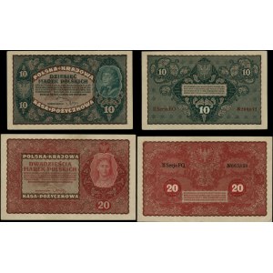 Polska, zestaw 4 banknotów, 1919-1920