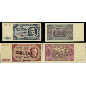 Polen, Satz: 20 und 100 Zloty, 1.07.1948