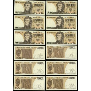 Polen, Satz: 6 x 500 Zloty, 1.06.1982