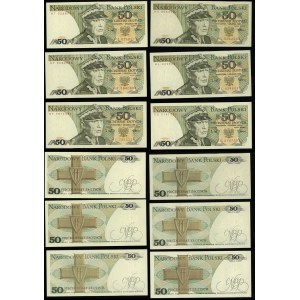 Polen, Satz: 6 x 50 Zloty, 1.12.1988