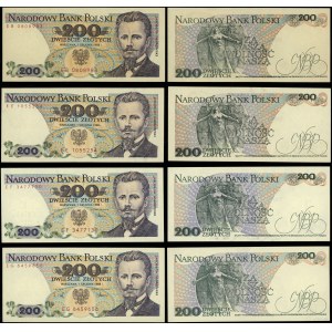 Polen, Satz: 4 x 200 Zloty, 1.12.1988