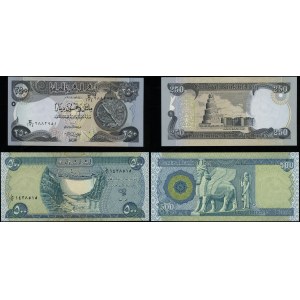 Irak, zestaw 6 banknotów, 1990-2004