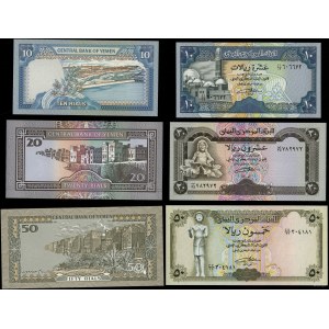 Jemen, Satz von 10 Banknoten, 1981-2007