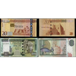 zestaw różnych banknotów, zestaw 6 banknotów, 1991-2011