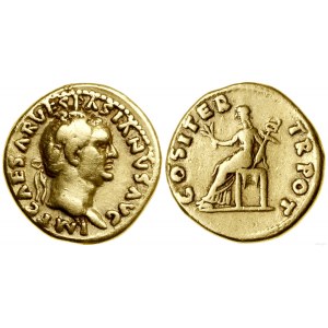 Cesarstwo Rzymskie, aureus, ok. 70, Rzym