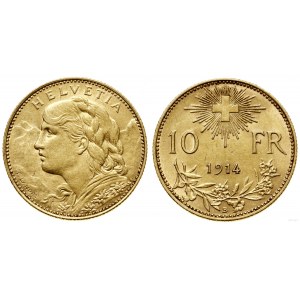 Schweiz, 10 Franken, 1915 B, Bern