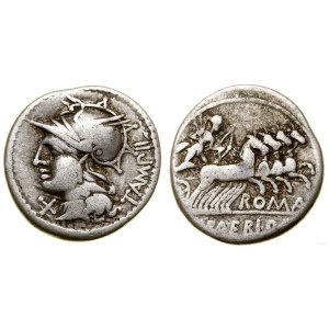 Římská republika, denár, 137 př. n. l., Řím