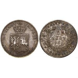 Polen, 5 Zloty, 1831 KG, Warschau