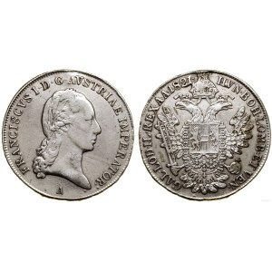 Österreich, 1/2 Taler (Gulden), 1821 A, Wien