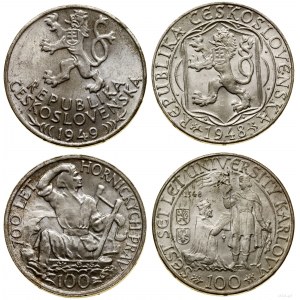 Tschechoslowakei, 100 Kronen, 1949, Kremnica