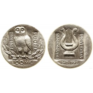 Finlandia, 100 marek, 1990, Helsinki